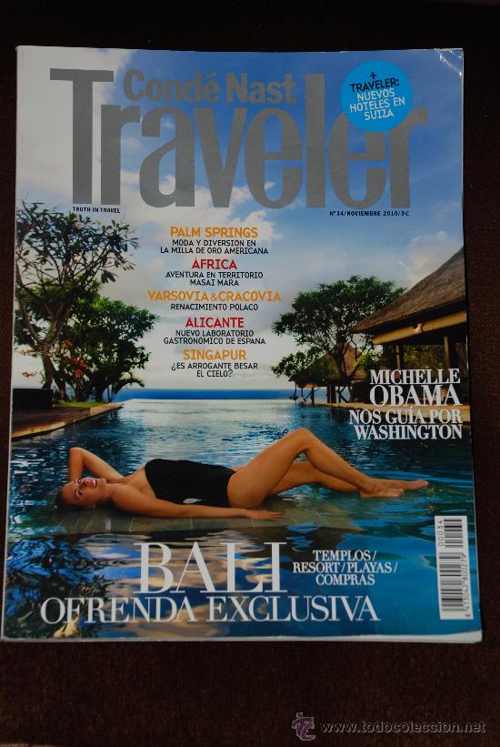 Collectionnisme de Revues et Journaux: Conde Nast Traveler n&ordm; 34, noviembre 2010