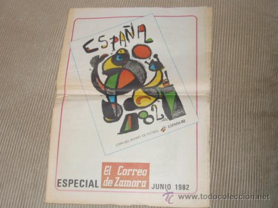 Coleccionismo de revistas y peri&oacute;dicos: especial futbol mundial espa&ntilde;a 1982. el correo de zamora. 36 paginas.