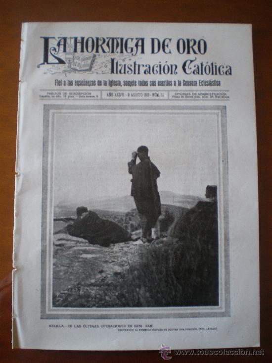 Coleccionismo de revistas y peri&oacute;dicos: LA HORMIGA DE ORO N &ordm; 31 (09/08/19) RIPOLL RIBAS OVIEDO GARAY ALMENDRALEJO TARRAGONA MATARO BEJAR