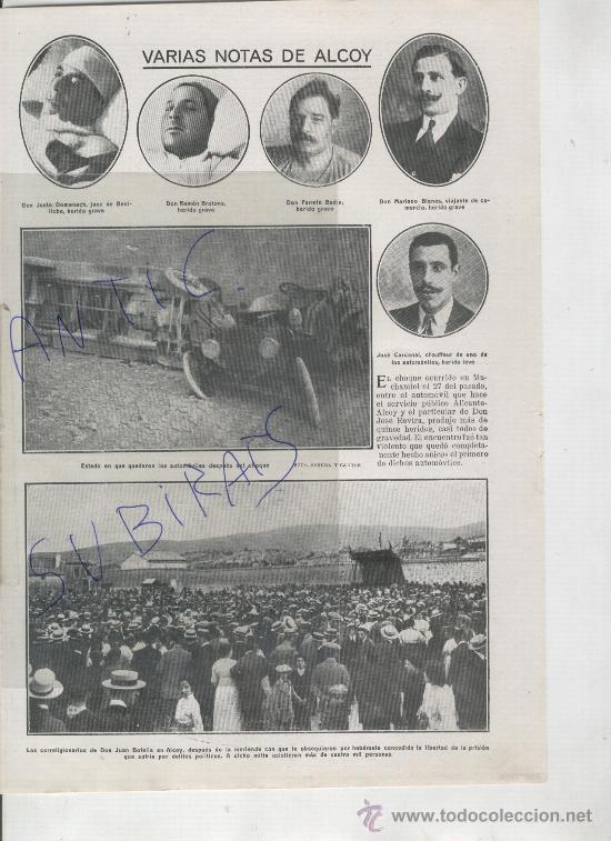 Collezionismo di Riviste e Giornali: REVISTA 1910 BATALLON INFANTIL DE TORRELAVEGA JUAN BOTELLA ALCOY ARGENTINA REGATERIN FREG LECUMBERRI