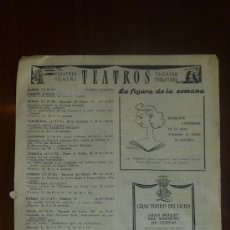 Coleccionismo de Revistas y Periódicos: RARA REVISTA CATALANA DE TEATRO, DEPORTES, SALA DE FIESTAS Y VARIEDADES. VER FOTOS.. Lote 24565755