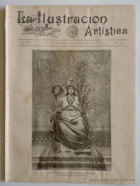 Collection Magazines and Newspapers: REVISTA LA ILUSTRACION ARTISTICA. CON GRABADOS Y PUBLICIDAD DE LA EPOCA. 1894. N&ordm; 634.