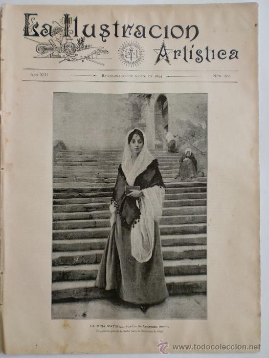 Collection Magazines and Newspapers: REVISTA LA ILUSTRACION ARTISTICA. CON GRABADOS Y PUBLICIDAD DE LA EPOCA. 1894. N&ordm; 660.