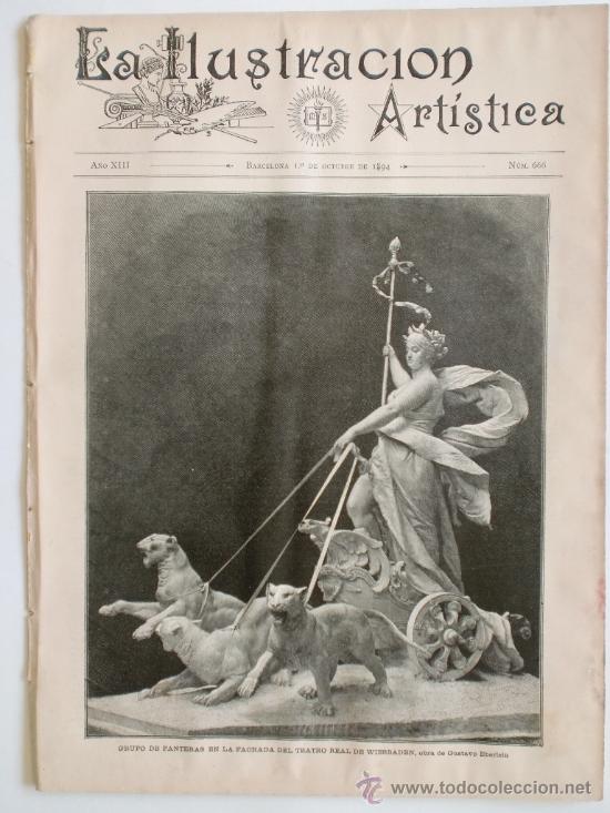 Collection Magazines and Newspapers: REVISTA LA ILUSTRACION ARTISTICA. CON GRABADOS Y PUBLICIDAD DE LA EPOCA. 1894. N&ordm; 666.
