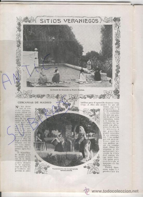 Collezionismo di Riviste e Giornali: REVISTA 1911 JATIVA CASTELLBISBAL FUENTE LA ALMUNIA EN NUEVO BAZTAN MONDEJAR CELITA LECUMBERRI TOROS
