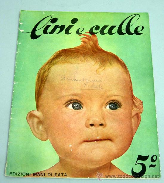 Coleccionismo de revistas y peri&oacute;dicos: Lini e culle revista ropa beb&eacute; italiana 5&ordm; Edizioni Mini di Fata a&ntilde;os 50