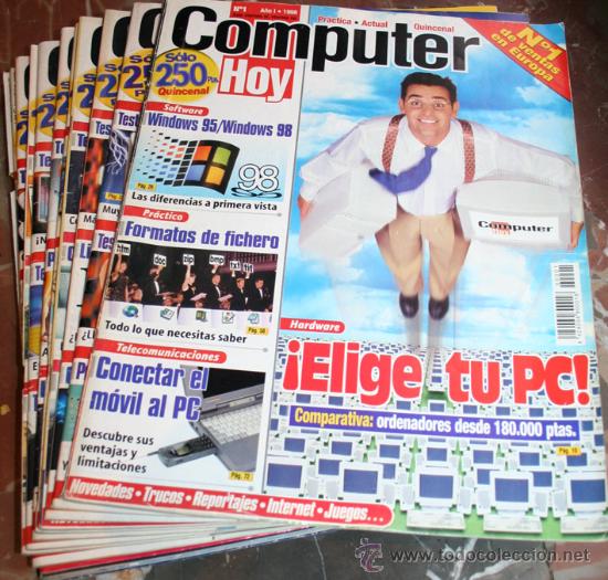 Coleccionismo de Revistas y Peri&oacute;dicos: lote revistas COMPUTER HOY a&ntilde;os 90  ( informatica pc juegos ordenador )