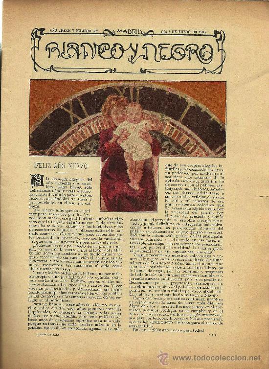 Collectionnisme de Revues et Journaux: Revista Blanco y Negro &ndash; 1903 * MADRID *