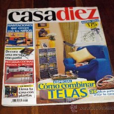 Coleccionismo de Revistas y Periódicos: REVISTA DE DECORACIÓN CASA DIEZ Nº 10- MAYO 1998-. Lote 24988418