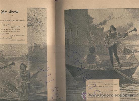 Collezionismo di Riviste e Giornali: REVISTA A&Ntilde;O 1896 LA BARCA MANUEL PASO ABADES TROVADORES LAUD GUITARRA FONOGRAFO GUERRA EN CUBA