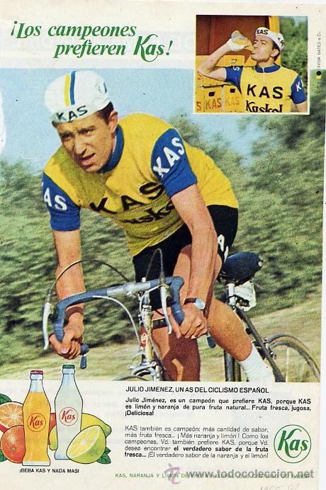 Coleccionismo de revistas y peri&oacute;dicos: CICLISMO 1965 JULIO JIMENEZ HOJA REVISTA
