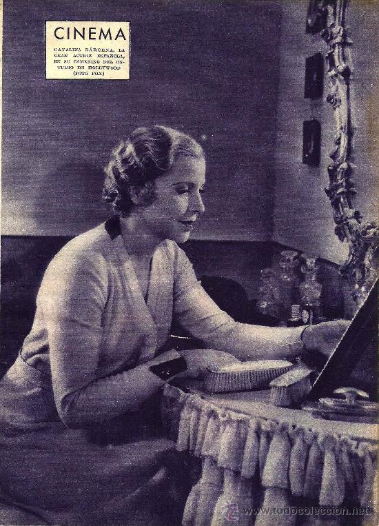 Collezionismo di Riviste e Giornali: * CINE * Catalina B&aacute;rcena- 1933
