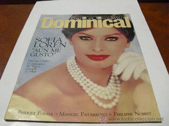 Coleccionismo de Revistas y Peri&oacute;dicos: Rev.DOMINICAL 2/1995.- SOFIA LOREN, Rptje BRIDGET FONDA, M. PATARROYO, P. NOIRET