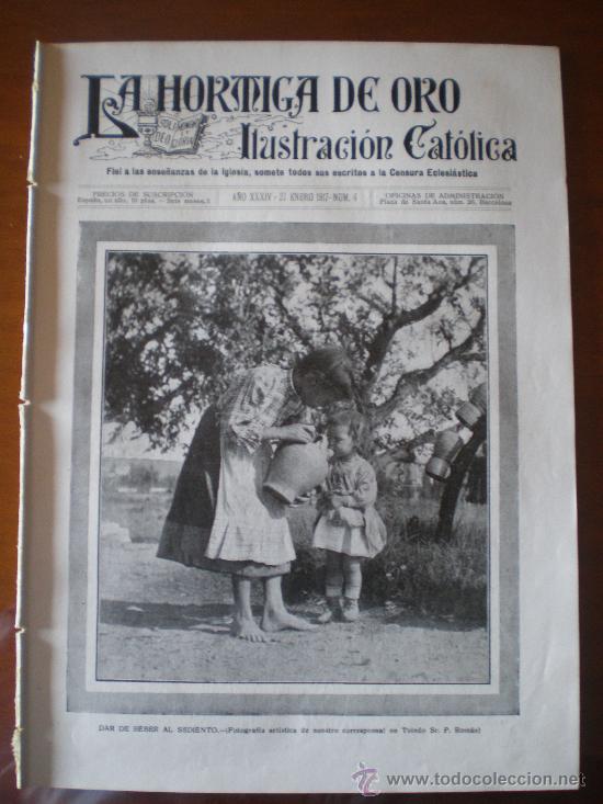 Coleccionismo de revistas y peri&oacute;dicos: LA HORMIGA DE ORO N&ordm; 4 (27/01/17) ZARAGOZA PAMPLONA SAN ANTON GUARDIA CIVIL CERAMICA SABADELL