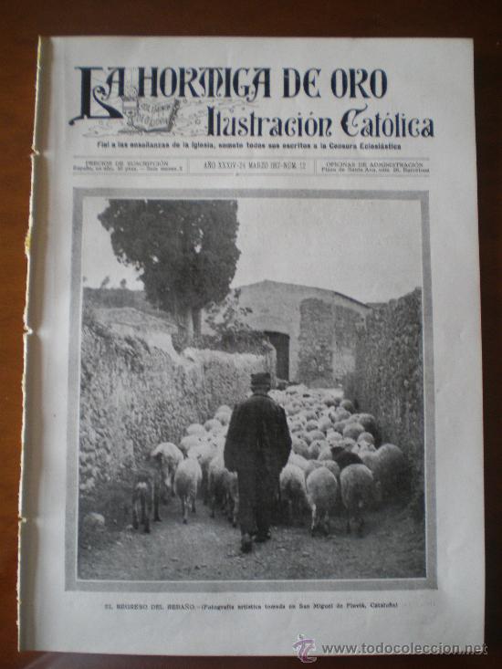 Coleccionismo de revistas y peri&oacute;dicos: LA HORMIGA DE ORO n&ordm; 12 (24/03/17) SAN MIGUEL DE FLUVIA GERONA SAN SEBASTIAN BARCELONA HOFFMAN
