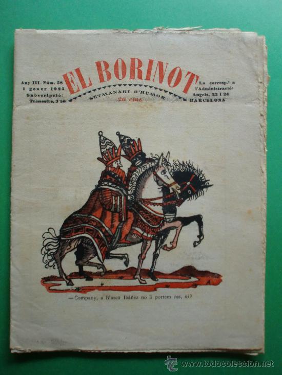 Collection Magazines and Newspapers: EL BORINOT ANY III N&ordm; 58