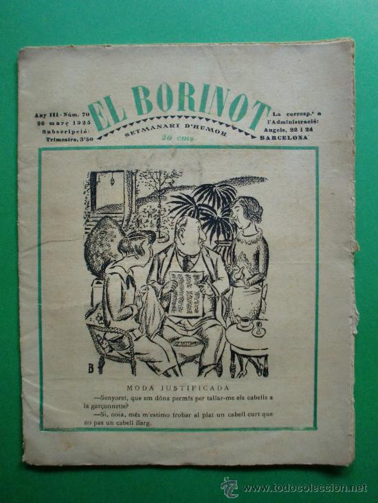 Collection Magazines and Newspapers: EL BORINOT ANY III N&ordm; 70