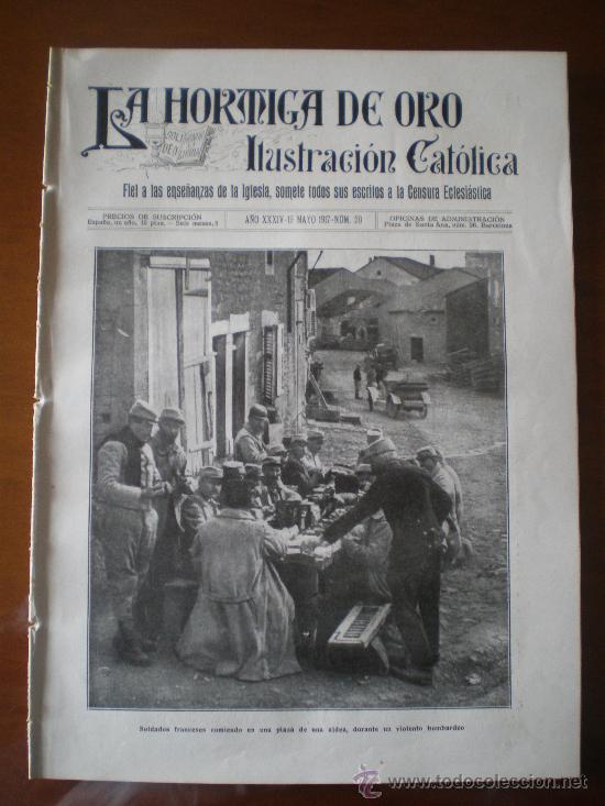 Coleccionismo de revistas y peri&oacute;dicos: LA HORMIGA DE ORO N&ordm; 20 (19/05/17) SABADELL TARRASA OLOT ZARAGOZA MELILLA BONET BURGOS PALENCIA