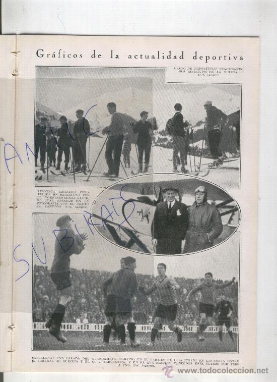 Collezionismo di Riviste e Giornali: REVISTA A&Ntilde; 1930 NAJERA MONASTERIO D SANTA MARIA LA REAL FUTBOL BAR&Ccedil;A BARCELONA GUECHO LOS MONCADA