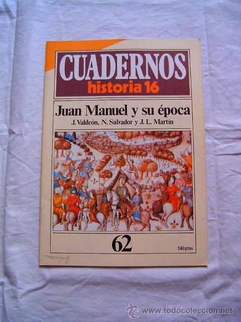 Coleccionismo de Revistas y Peri&oacute;dicos: JUAN MANUEL Y SU &Eacute;POCA - REVISTA DE HISTORIA - EDAD MEDIA