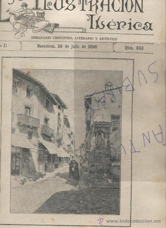 Colecionismo de Revistas e Jornais: REVISTA A&Ntilde;O 1893 JUAN ROIG Y SOLER PINTOR DE CAMPRODON