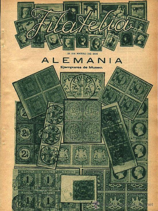 Coleccionismo de revistas y peri&oacute;dicos: * FILATELIA* SELLOS * Ejemplares de Museo de Alemania, bolsa del sello...- 1936