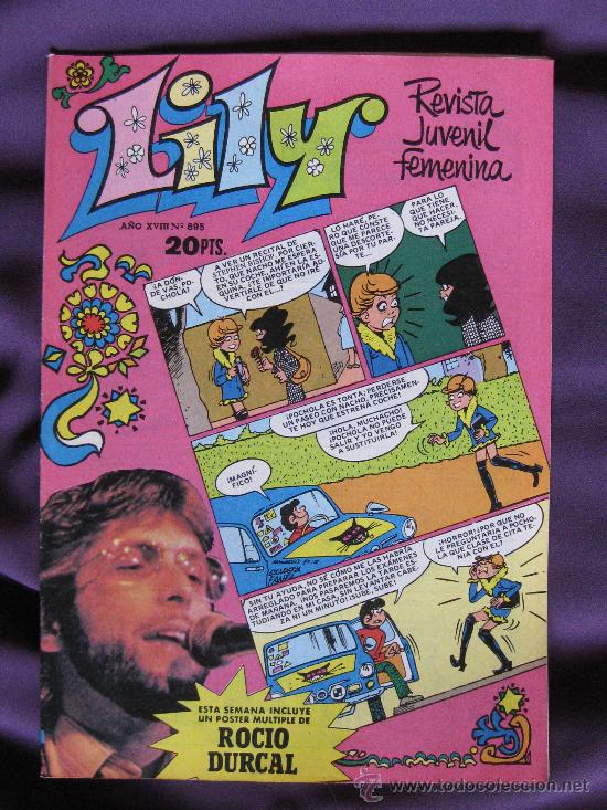 Coleccionismo de Revistas y Peri&oacute;dicos: LILY. N&ordm; 895.  REVISTA JUVENIL FEMENINA. A&Ntilde;O 1979. EN PORTADA STEPHEN BISHOP. POSTER ROCIO DURCAL.