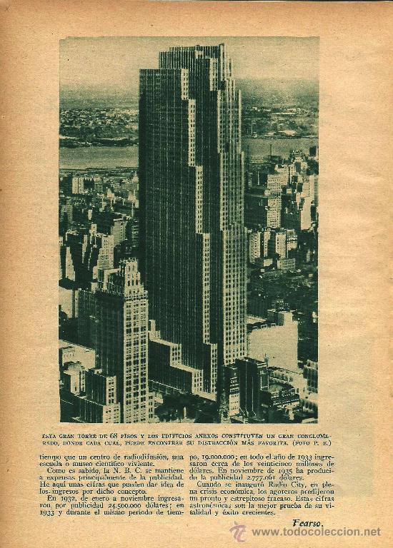 Coleccionismo de Revistas y Peri&oacute;dicos: * RADIO* Secci&oacute;n radiotelef&oacute;nica: Radio-City, emisor de onda ultra-corta, receptor de galena - 1936