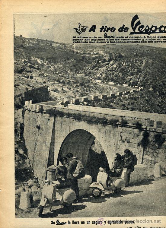Coleccionismo de Revistas y Peri&oacute;dicos: VESPA 1964 HOJA REVISTA