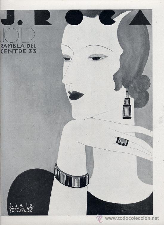 Coleccionismo de Revistas y Peri&oacute;dicos: ROCA 1930 JOYERO  BARCELONA HOJA REVISTA
