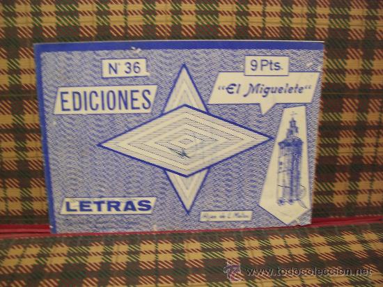 Coleccionismo de Revistas y Peri&oacute;dicos: GANCHILLO - EDICIONES EL MIGUELETE - N&ordm; 36 - 1964
