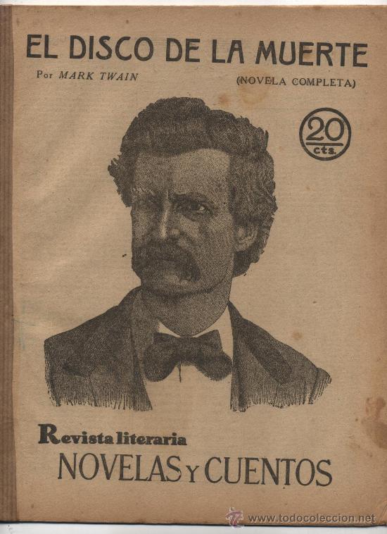 Collectionnisme de Revues et Journaux: Revista Literaria.Novelas y Cuentos n&ordm;  49. El disco de la muerte. A&ntilde;o 1929.