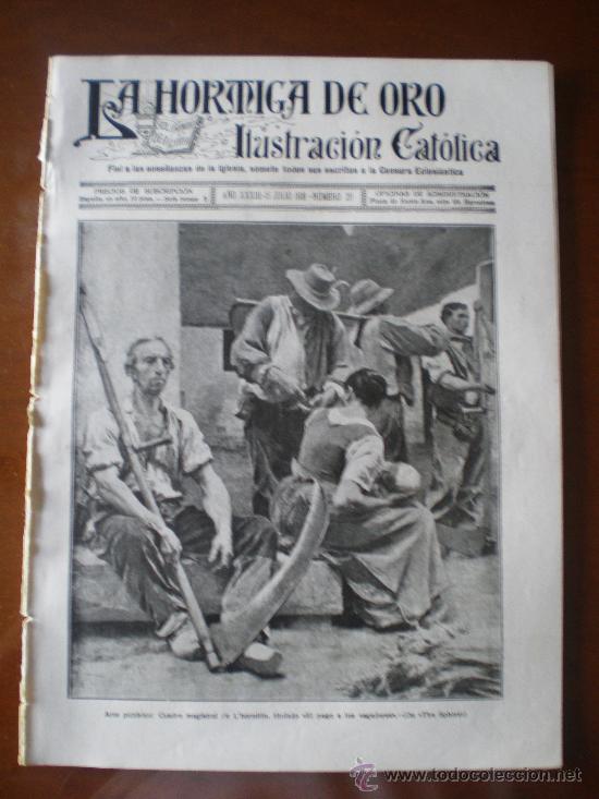 Coleccionismo de revistas y peri&oacute;dicos: LA HORMIGA DE ORO N&ordm; 29 (15/07/16) TARRASA MALLORCA SAN FELIU DE GUIXOLS VICH LA FELGUERA SANTANDER