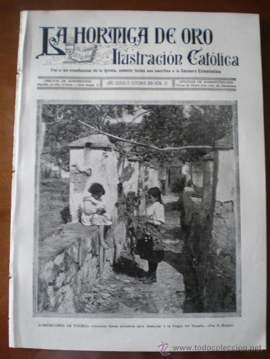 Coleccionismo de revistas y peri&oacute;dicos: LA HORMIGA DE ORO N&ordm; 43 (21/10/16) TOLEDO TENERIFE GRANADA EL ESCORIAL MALLORCA SEGORBE ASTURIAS