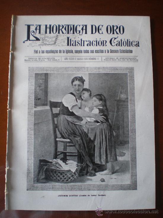 Coleccionismo de revistas y peri&oacute;dicos: LA HORMIGA DE ORO N&ordm; 9 (02/03/18) TARRAGONA TUDELA NAVARRA ENRIQUE SERRA NADOR BOGOTA