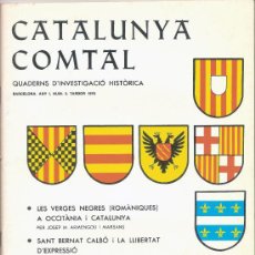 Coleccionismo de Revistas y Periódicos: CATALUNYA COMTAL – ANY 1 NÚM. 3 - CARTULARI HERÀLDIC DE CATALUNYA