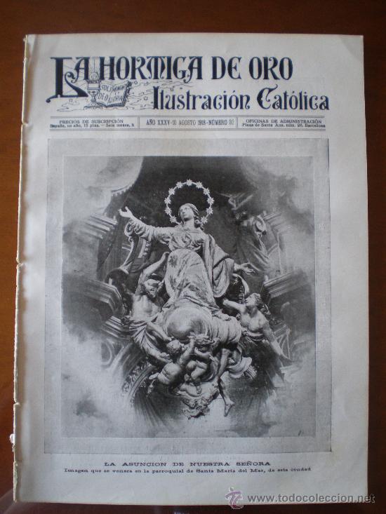 Coleccionismo de revistas y peri&oacute;dicos: LA HORMIGA DE ORO N&ordm; 32 (10/08/18) MEZA ALICANTE BELLIURE SABADELL PEDRALBES TARRASA SARRIA PALENCIA