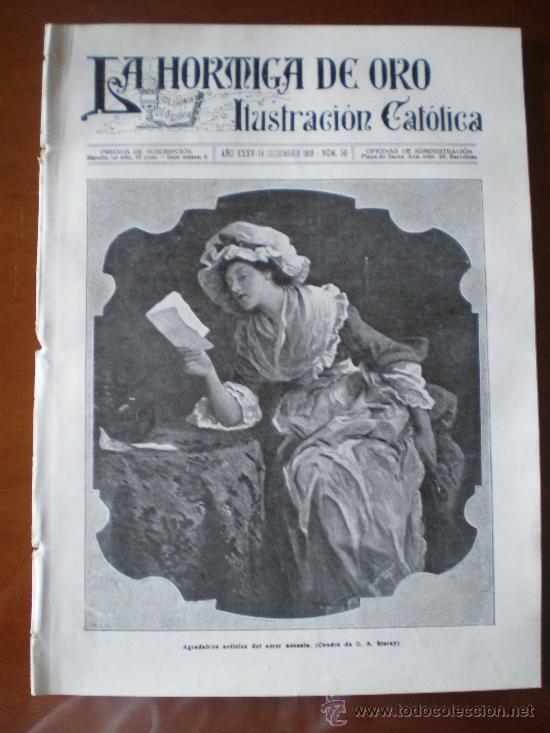 Coleccionismo de revistas y peri&oacute;dicos: LA HORMIGA DE ORO N&ordm; 50 (14/12/18) COLLELL ARTILLERIA PAIS VASCOS AUTONOMIA TOLOSA GRANADA TARRASA