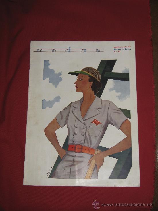 Coleccionismo de Revistas y Peri&oacute;dicos: MODAS - SUPLEMENTO BLANCO Y NEGRO N&ordm; 31