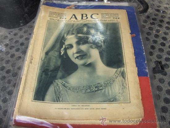 Coleccionismo de revistas y peri&oacute;dicos: Periodico ABC - 7-8-1926