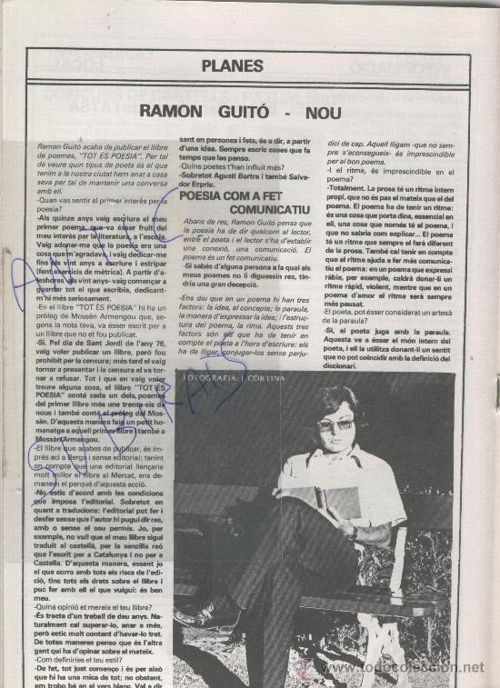 Sammeln von Zeitschriften und Zeitungen: BERGA.PERIODIC BERGUEDA. ANY 1981. LA VERITAT.CARTELLS PATUM.RAMON GUITO.POETA.