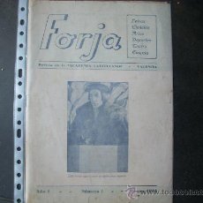 Coleccionismo de Revistas y Periódicos: NU.ERO 1 MUY INTERESANTE REVISTA ANTIGUA FORJA 1944 ACADEMIA CASTELLANO. Lote 27460739