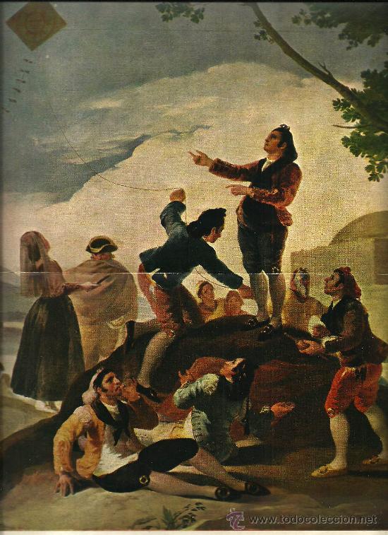 Colecionismo de Revistas e Jornais: La cometa / reproducci&oacute;n de cart&oacute;n para un tapiz de Goya- 1933