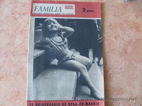 Coleccionismo de Revistas y Peri&oacute;dicos: REVISTA FAMILIA SPAR,N&ordm; 40, AGOSTO DE 1963,REVISTA MENSUAL PARA EL HOGAR