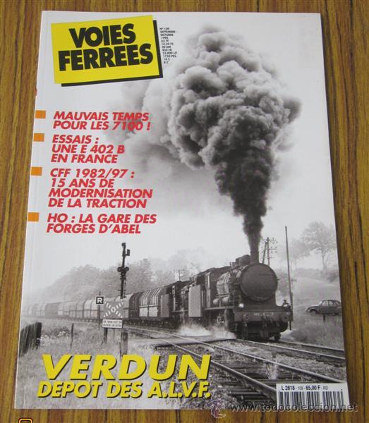 Collection Magazines and Newspapers: VOIES FERREES .. Revista de ferrocarriles &ndash; trenes .. N&ordm; 109 set oct 1998
