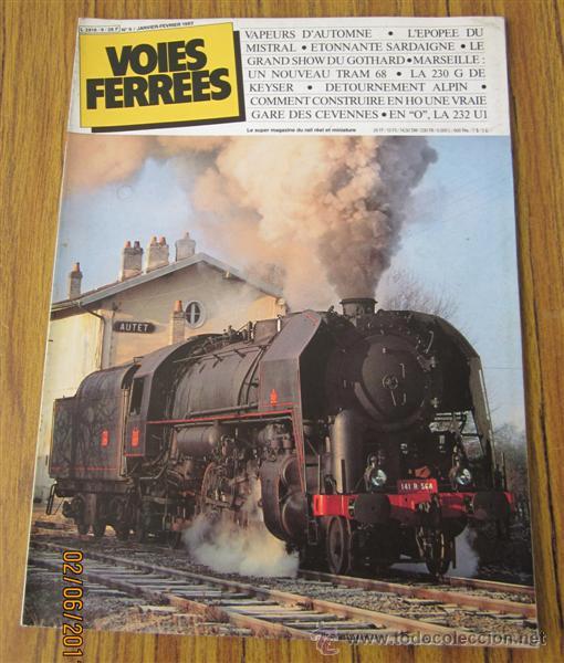 Collection Magazines and Newspapers: VOIES FERREES .. Revista de ferrocarriles &ndash; trenes .. N&ordm; 9 enr feb 1982