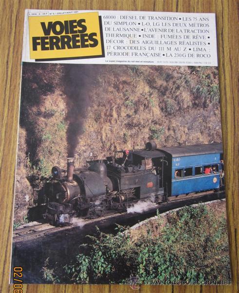 Collection Magazines and Newspapers: VOIES FERREES .. Revista de ferrocarriles &ndash; trenes .. N&ordm; 6 jul ags 1981