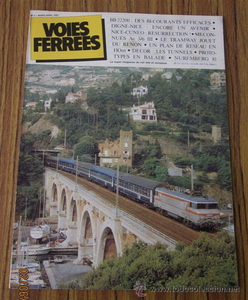 Collezionismo di Riviste e Giornali: VOIES FERREES .. Revista de ferrocarriles &ndash; trenes .. N&ordm; 4 marz abr 1981