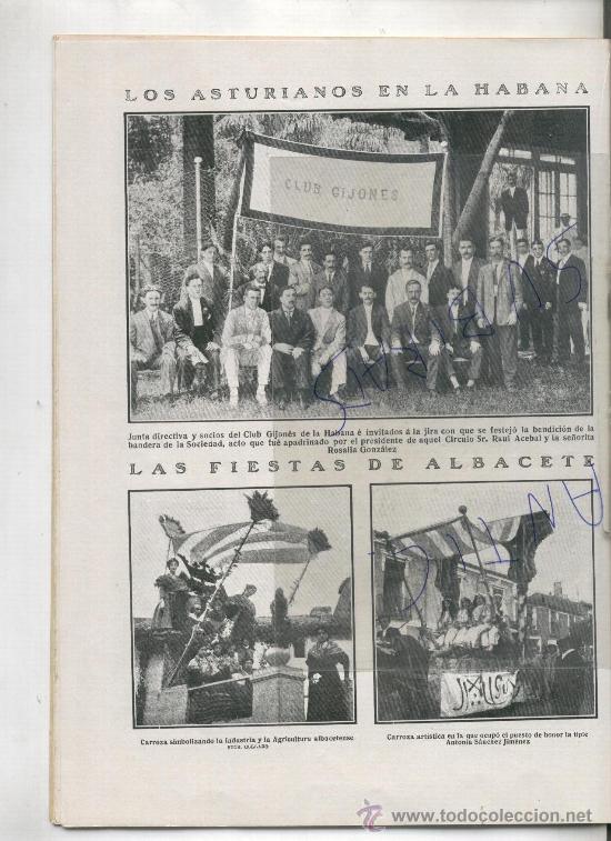 Collezionismo di Riviste e Giornali: REVISTA.1910.CENTENARIO DE LAS CORTES DE CADIZ.MOTRIL.ASTURIANOS EN CUBA.ALBACETE.LORCA.CECILIO PLA.