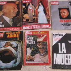 Coleccionismo de Revistas y Periódicos: FRANCO HA MUERTO Y PROCLAMACION DEL REY - LOTE REVISTAS Y PERIODICOS ORIGINALES-GRAN DOCUMENTO